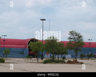 Dallas,USA,16 May 2018. Walmart sells its original Hypermart USA to the city of Garland as a Gateway. The Hypermart was an experiment and considered today to be the precurser to the chains Super Centers Stock Photo