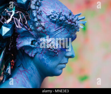 Living Art Show and body painting show organised by Liz Bylett for the ...