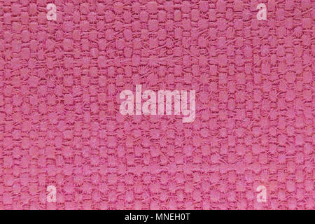 Pink plastic background surface with squares pattern Stock Photo