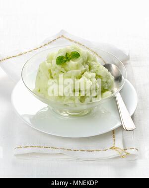 Celery sorbet Stock Photo