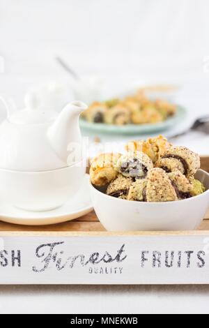 Rugelach (Jewish pastries) Stock Photo