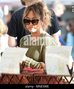 Carrie Ann Inaba goes to the Farmers Markey with family and friends  Featuring: Carrie Ann Inaba Where: Los Angeles, California, United States When: 15 Apr 2018 Credit: WENN.com Stock Photo