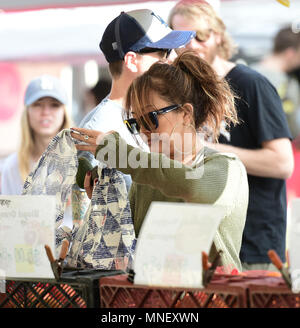 Carrie Ann Inaba goes to the Farmers Markey with family and friends  Featuring: Carrie Ann Inaba Where: Los Angeles, California, United States When: 15 Apr 2018 Credit: WENN.com Stock Photo