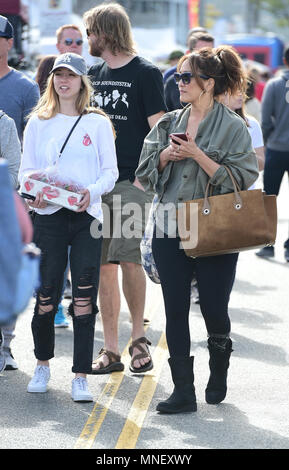 Carrie Ann Inaba goes to the Farmers Markey with family and friends  Featuring: Carrie Ann Inaba Where: Los Angeles, California, United States When: 15 Apr 2018 Credit: WENN.com Stock Photo