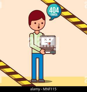 404 error page not found Stock Vector