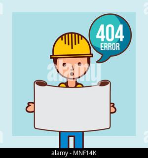 404 error page not found Stock Vector