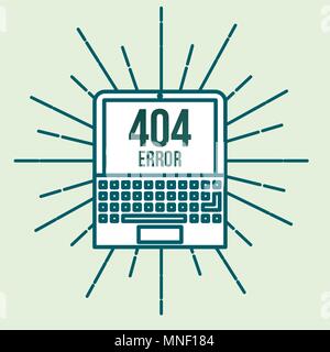 404 error page not found Stock Vector