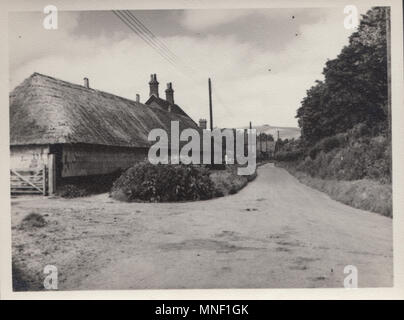 Vintage Photograph of All Cannings, Wiltshire, England, UK Stock Photo