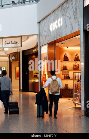 Gucci duty free shop in London Heathrow Airport Terminal 2 Photo - Alamy