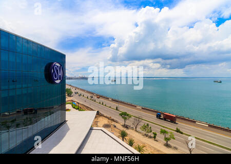 Philippines, Cebu City, 06 July 2017 - View of SM Seaside City and the Sea Stock Photo