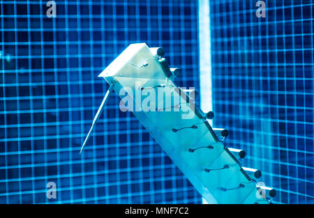 Electronic three dimensional plastic printer during work , 3D printer, 3D printing Stock Photo