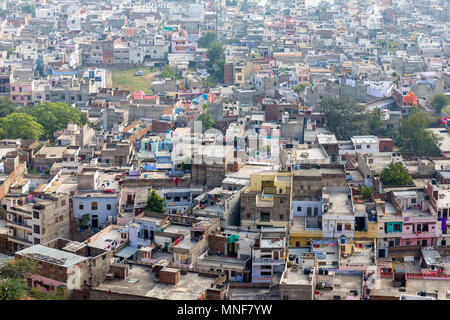 City view from Nahargarh Fort, Jaipur, Rajasthan, India Stock Photo