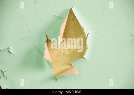 Paint peeling or flaking. Stock Photo
