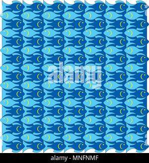 Vector fish abstract background Stock Vector