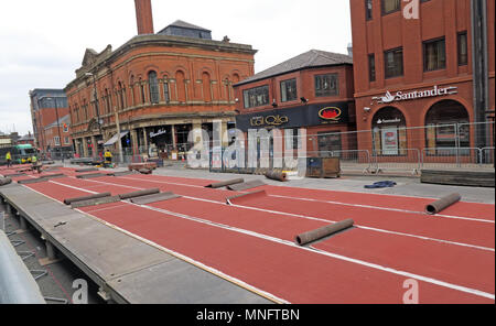 Set up for the great CityGames Manchester, May 2018, Lancashire, England, UK Stock Photo