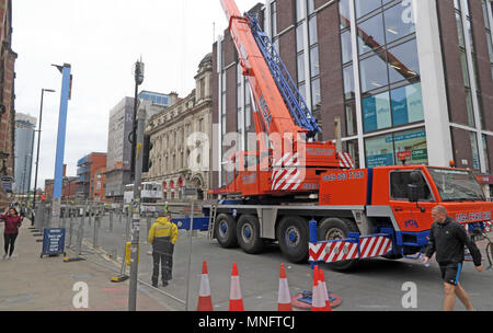 Set up for the great CityGames Manchester, May 2018, Lancashire, England, UK Stock Photo