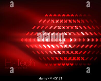 Futuristic neon lights on dark background, digital abstract techno backgrounds. Futuristic neon lights on dark background, digital abstract techno backgrounds. Glowing shiny lines template with sparkle effects Stock Vector