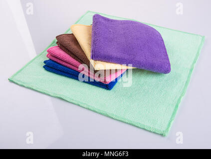 Kitchen towel on a white background Stock Photo