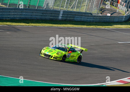 Porsche 911 GT3 R, Nuerburgring, 24h Nuerburgring, motorsports, curves, curbes, racing, top gear, high speed, fast and furious, green hell, top gear,  Stock Photo