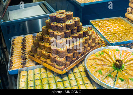 Turkey Turkish sweets pastries Stock Photo