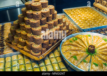 Turkey Turkish sweets pastries Stock Photo