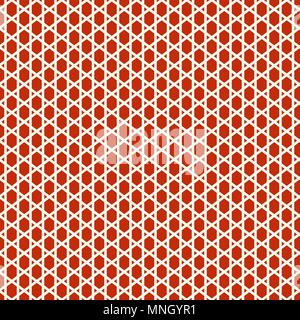 Traditional japanese kimono pattern. Kagome weave - Imitation of the Bamboo basket weaving. Simple geometric ornament.  Pattern fills. For decoration  Stock Vector