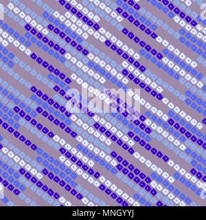 Seamless vector with diagonal bead lines. Abstract striped texture. Violet blue colors. For wallpaper, web page background, surface textures. Pattern  Stock Vector