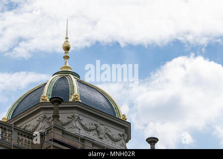Small tower of National museum in Prague Stock Photo