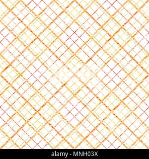 Seamless pattern for wallpaper, web page background, surface textures. Grungy tartan. Brush strokes. Pattern fills. Abstract backdrop. Simple checkere Stock Vector