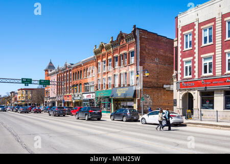 Shops, Ontario Street, Stratford, Ontario, Canada Stock Photo - Alamy