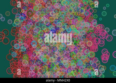 Modern geometrical circles, bubbles, sphere or ellipses background pattern abstract. Vector illustration graphic. Stock Vector