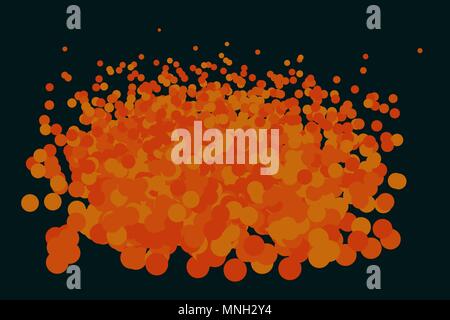 Modern geometrical circles, bubbles, sphere or ellipses background pattern abstract. Vector illustration graphic. Stock Vector