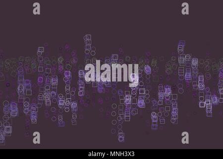 Conceptual background ellipse & square box pattern for design. Vector illustration graphic. Stock Vector