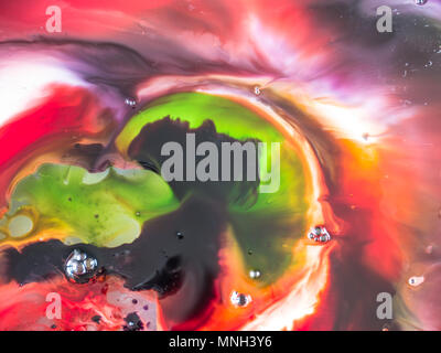 Abstract background, various pigments and dyes create a rich texture, blurred color background, Stock Photo