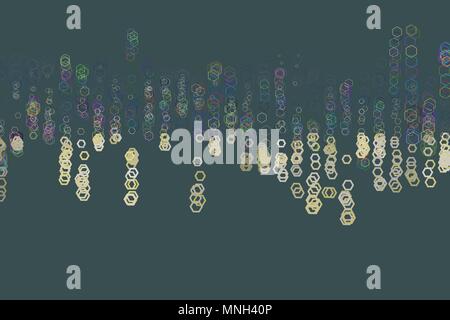 Modern geometrical hexagon background pattern abstract. Vector illustration graphic. Stock Vector