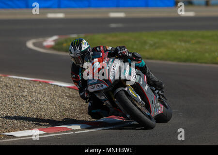 Portrush, Northern Ireland. 17th May, 2018. International North West 200 Motorbike race, Thursday free practice; Michael Dunlop during the Superstock practice Credit: Action Plus Sports/Alamy Live News Stock Photo