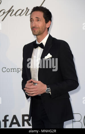 Cannes, France. Cannes, France. 17th May, 2018. 71st Cannes Film Festival 2018, 25th AmFar Gala. Pictured: Adrien Brody Credit: Independent Photo Agency/Alamy Live News Stock Photo