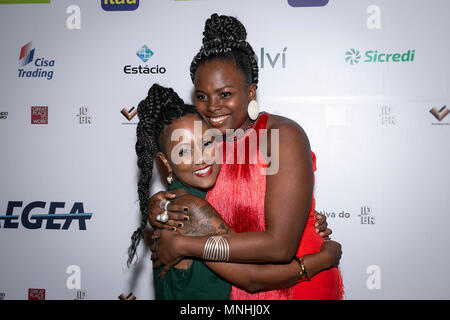 Rio De Janeiro, Brazil. 17th May, 2018. Executive Director of ID BR, with Luiza Brasil Credit: André Horta/FotoArena/Alamy Live News Stock Photo