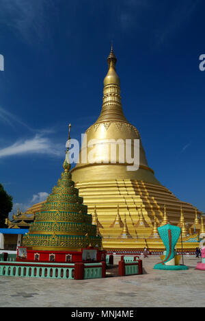 View to Shwemawdaw pagoda in Bago, Myanmar,