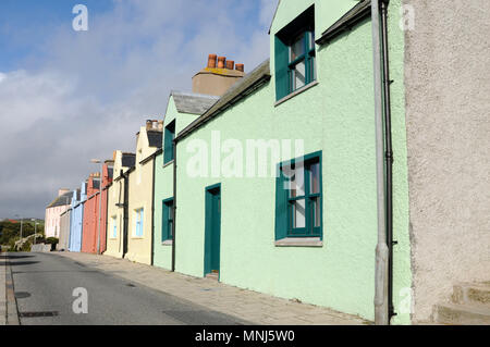 Various views of Scalloway in Shetland the second largest town and ancient capital of the Shetland Islands Stock Photo