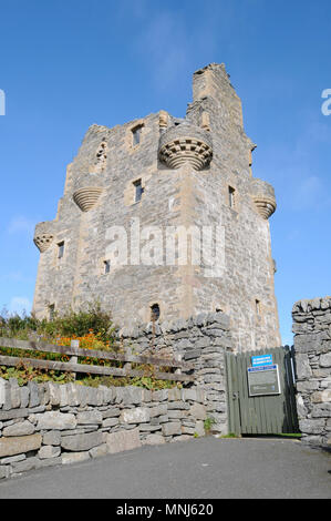 Various views of Scalloway in Shetland the second largest town and ancient capital of the Shetland Islands Stock Photo