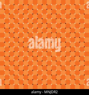 Optical illusion, colorful blocks, different shapes Stock Vector