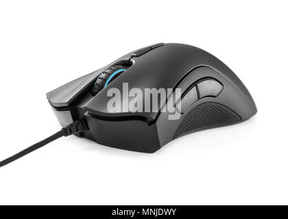 Gaming mouse isolated on white background. Stock Photo