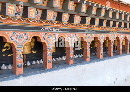 Chimi Lhakhang, the Fertility Temple, in Punakha, Bhutan Stock Photo