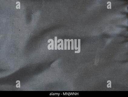 black synthetic fabric bag texture Stock Photo
