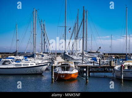 Kastrup Havn og Søbad Stock Photo