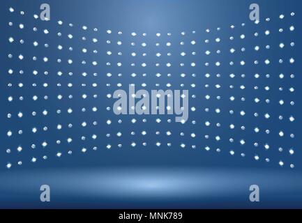 Luxury blue studio room background with spotlights and shadow, Template ...