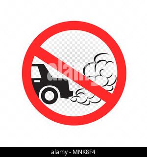 no idling engine off sign icon