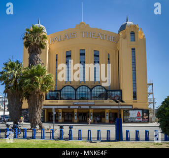 The Palais Theatre, cinema, theatre and concert venue in St.Kilda, Melbourne, Victoria, Australia. Stock Photo