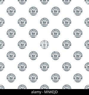 Smart printing service pattern vector seamless Stock Vector